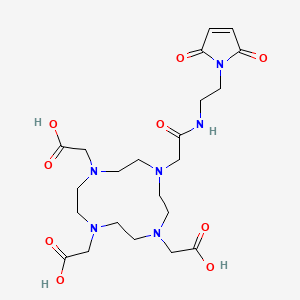 Structural formula for Maleimide-DOTA
