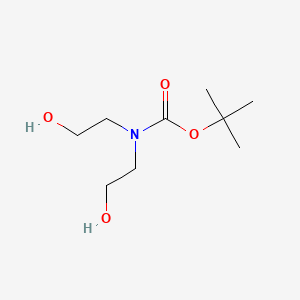 Structural formula for N-Boc-diethanolamine