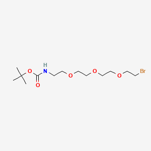 Structural formula for N-Boc-PEG4-bromide