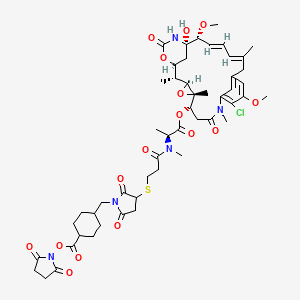 Structural formula for SMCC-DM1