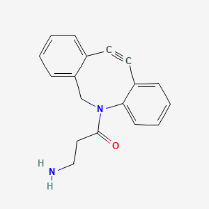 Structural formula for DBCO-amine