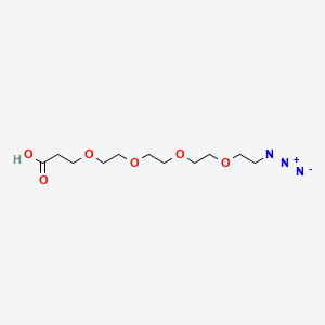 Structural formula for Azido-PEG4-C2-acid