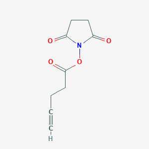 Structural formula for Propargyl-C1-NHS ester