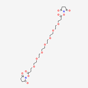 Structural formula for Bis-PEG7-NHS ester