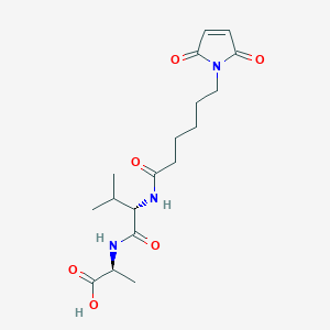 Structural formula for MC-Val-Ala-OH