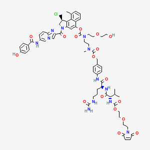 Structural formula for Vc-seco-DUBA(SYD985)