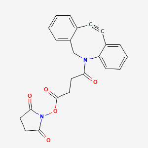 Structural formula for DBCO-NHS ester
