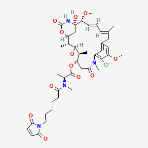Structural formula for MC-DM1
