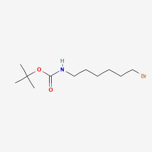 Structural formula for Boc-NH-C6-Br