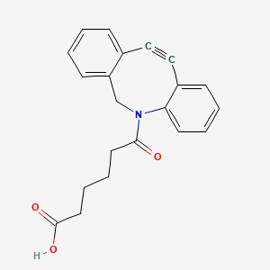 Structural formula for DBCO-​C6-​acid