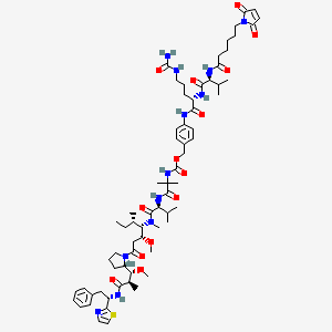 Structural formula for MC-VC-PABC-Aur0101