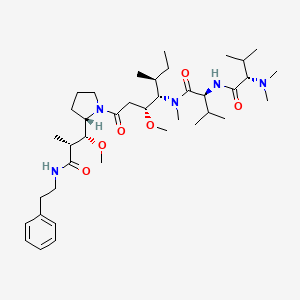Structural formula for TZT-1027