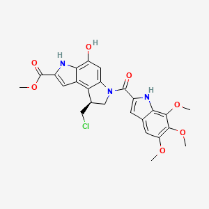 Structural formula for (S)-Seco-Duocarmycin SA