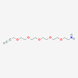Structural formula for Propargyl-PEG5-amine