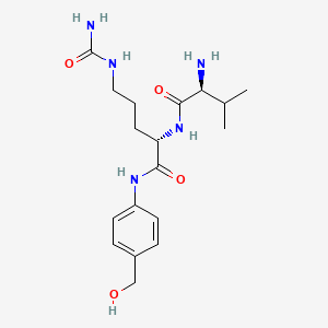 Structural formula for Val-Cit-PABOH