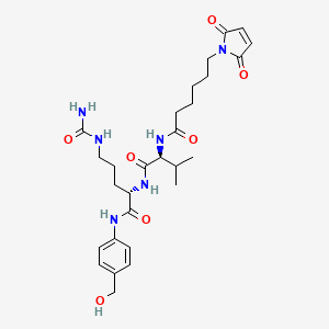 Structural formula for Mc-Val-Cit-PABOH