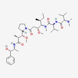 Structural formula for Auristatin E