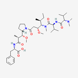 Structural formula for Auristatin F