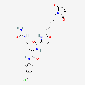 Structural formula for Mc-Val-Cit-PAB-Cl