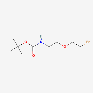 Structural formula for N-Boc-PEG2-bromide