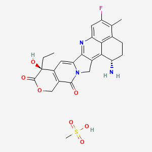 Structural formula for Exatecan mesylate