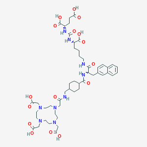 Structural formula for Vipivotide tetraxetan