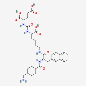 Structural formula for Vipivotide tetraxetan Linker