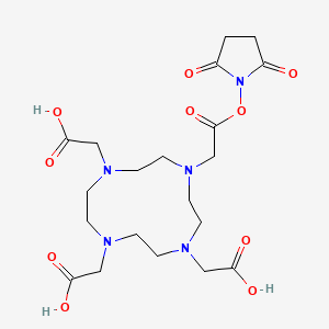 Structural formula for DOTA-​NHS-​ester