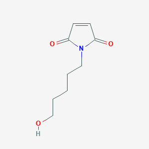 Structural formula for N-(5-Hydroxypentyl)maleimide