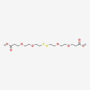 Structural formula for Acid-PEG2-SS-PEG2-acid