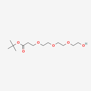 Structural formula for Hydroxy-PEG3-(CH2)2-Boc