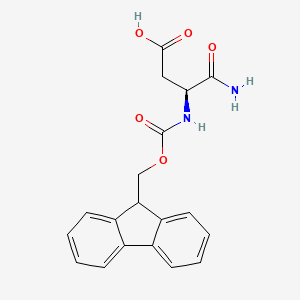 Structural formula for Fmoc-Asp-NH2