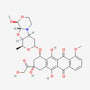 Structural formula for PNU-159682
