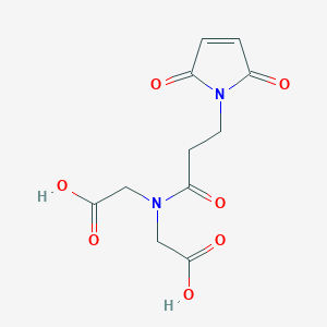 Structural formula for Mal-amido-(CH2COOH)2