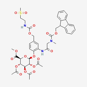 Structural formula for MAC glucuronide linker-1