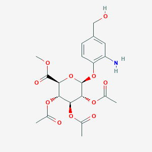 Structural formula for MAC glucuronide linker-2