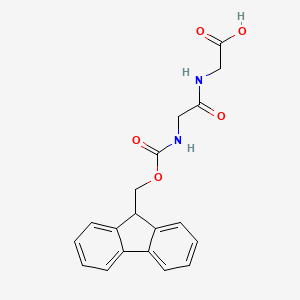Structural formula for Fmoc-Gly-Gly-OH