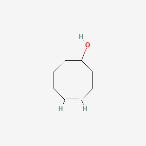Structural formula for cyclooct-4-en-1-ol