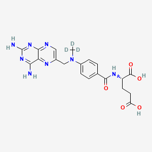 Structural formula for Methotrexate-d3