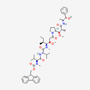 Structural formula for Fmoc-MMAE