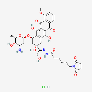 Structural formula for MC-DOXHZN (hydrochloride)