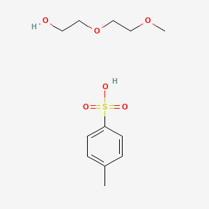 Structural formula for m-PEG2-Tos