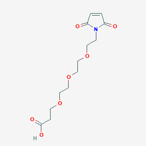 Structural formula for Maleimido-tri(ethylene glycol)-propionic acid