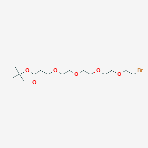 Structural formula for Br-PEG4-C2-Boc