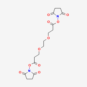 Structural formula for Bis-​PEG2-​NHS ester