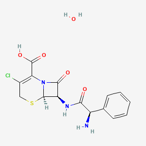 Structural formula for Cefaclor Monohydrate