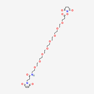 Structural formula for Mal-PEG8-NHS
