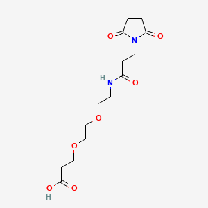 Structural formula for Mal-PEG2-COOH