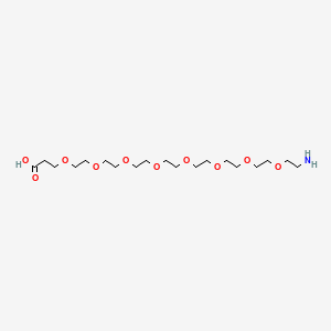 Structural formula for NH2-PEG9-acid