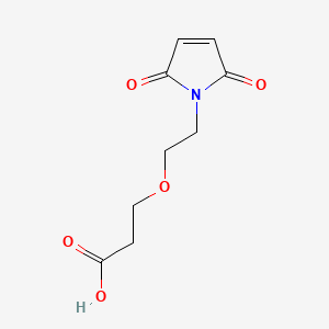 Structural formula for Mal-PEG1-acid